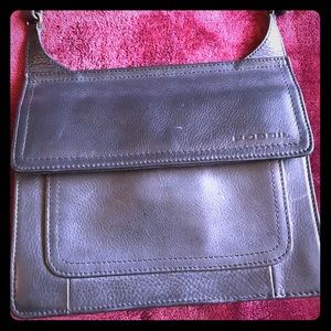 Fossil Black Leather Purse